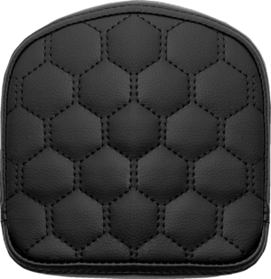 Sissy Bar Pad - Saddlemen - RoadSofa - Honeycomb - Short - Black Stitching - 6.5" x 6.5"