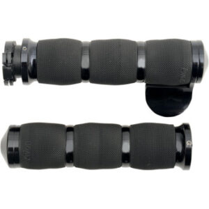 MT-AIR-90-AN-B - 3-Ring Air Cushioned Grips — Includes Throttle Boss